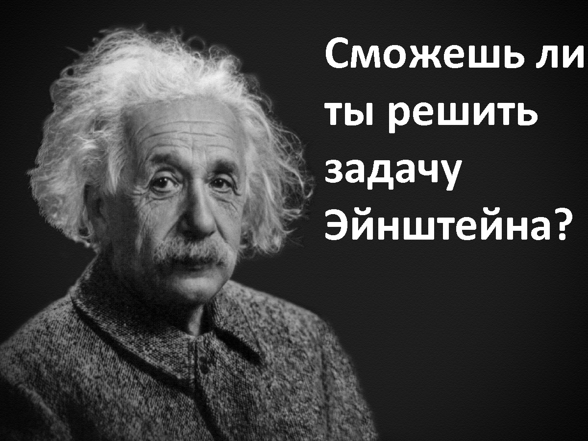 Сможешь ли ты решить задачу Эйнштейна?
